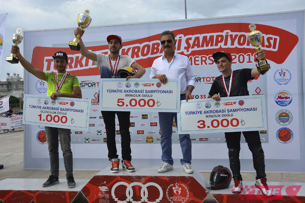 Akrobasi'nin Ustaları Mersin'de Buluştu